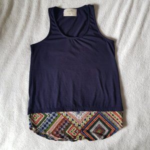 Puella / Anthropologie Navy Tank